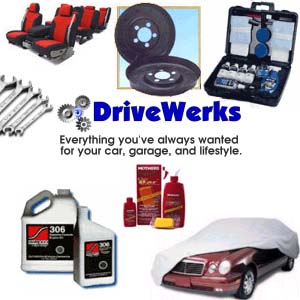 Drive Werks. Everything you've always wanted for your car, garage, and lifestyle.
