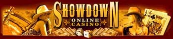 Sexy girls in Showdown online casino.