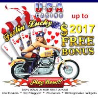 USA Casino. Feeling lucky :: Up to 2017 free bonus. Play now!