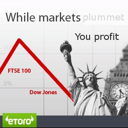eToro. While markets plummet... You profit.