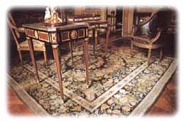 Rugman: Oriental and Persian rugs also work well in the dining room.