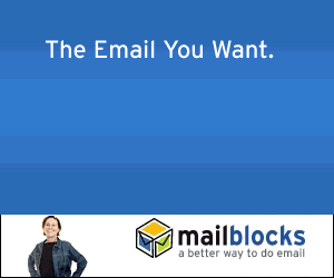 The email you want, the spam you don't. Try AntiSpam email service Mailblocks free.
