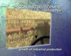 Saratov economic development showing. Growth of industrial production.