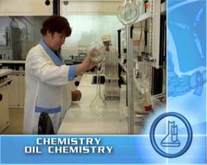 Chemistry, oil chemistry in Saratov region.