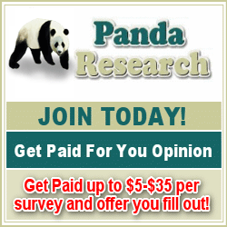 Panda Research. Join today! $5 signup bonus. Get paid for your opinion. Get paid up to $5-$35 per survey and offer you fill out!