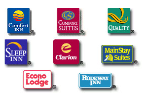 Choice Hotels is the worldwide franchisor of: Quality, Clarion, Comfort Inn, Comfort Suites, Sleep Inn, MainStay Suites, Econo Lodge & Rodeway Inn.