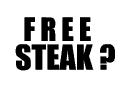 Free steak? No. Free robot? No. Free plunger? No. Free website? Yes! Get your free website now!