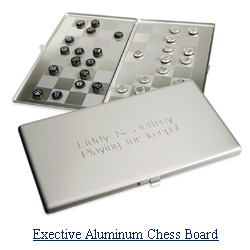 Exective aluminum chess board