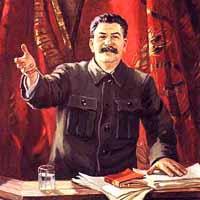 Josef Stalin. Weak theorist and brilliant practicer of communist society construction.