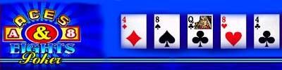 Aces and Eights Video Poker.