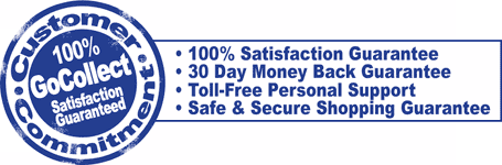 Go Collect. Customer commitment. 100% satisfaction guaranteed.