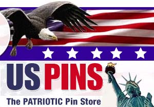 Patriotic pins. Online lapel pin store, specializing in the distribution and manufacture of quality lapel pins.