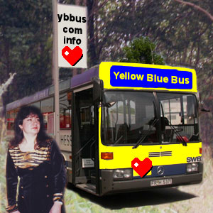Yellow Blue Bus.