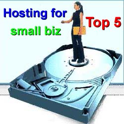Top 5 hosting companies for small business in Internet.