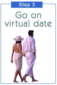 Neo Dates. Step 3. Go on virtual date.