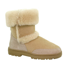 Sheepskin is naturally water resistant.