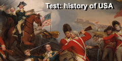 Test: history of USA.