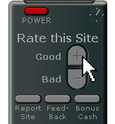 Remote control. Rate this site. Click the "Good" or "Bad" channel button
