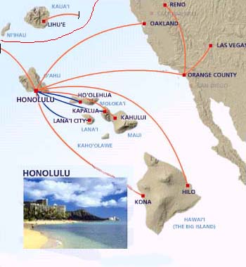 Aloha Airlines :: Map